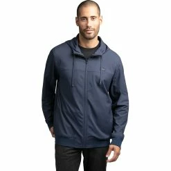 TravisMathew Wanderlust Mens Golf Jacket -Mens Golf Clothes Store Online 10178 MOODINDIGO 8559a9c1 d00e 4f77 95de 0fc616d5a5f4