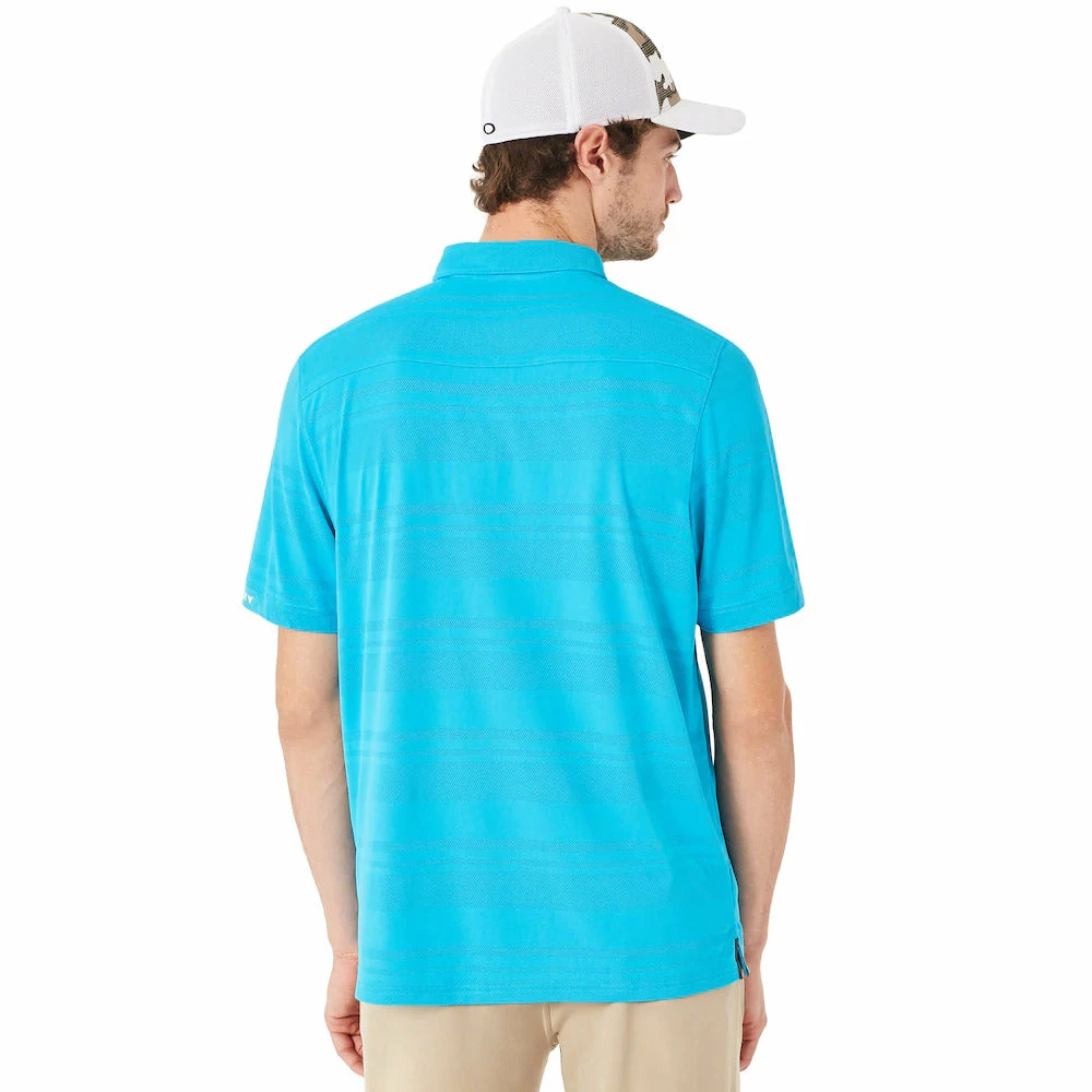 Oakley Aero Stripe Jacquard Mens Golf Polo 6 Oakley Aero Stripe Jacquard Mens Golf Polo - Image 6