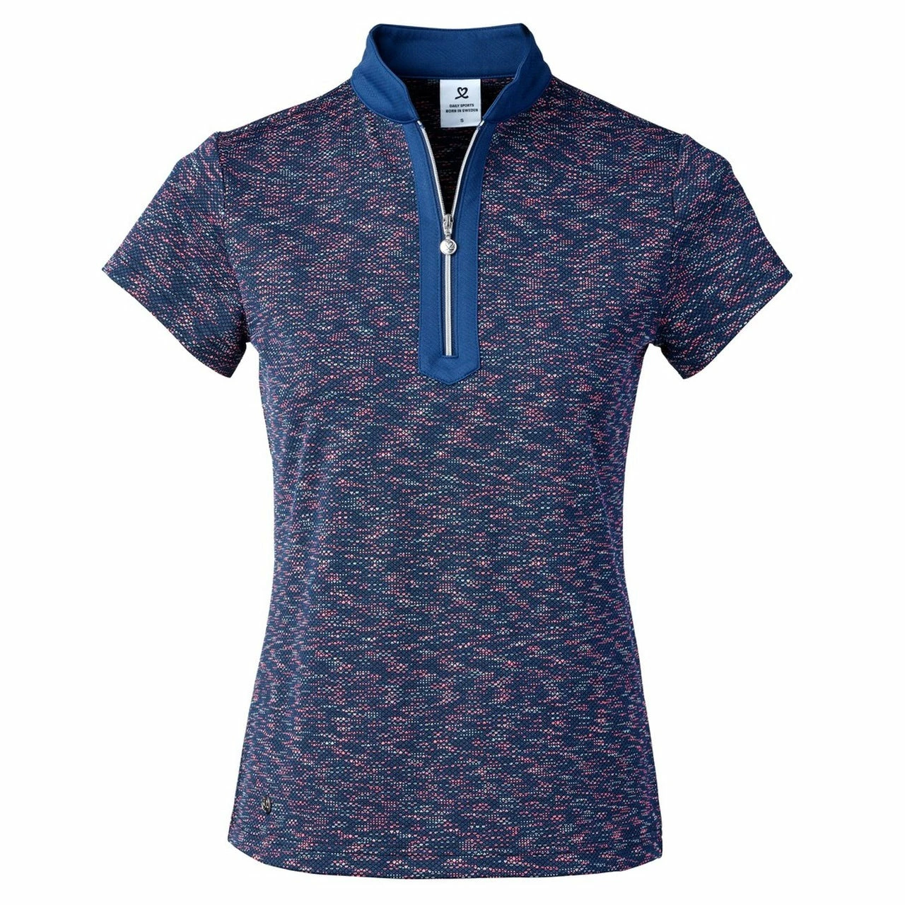 Daily Sports Alvina Night Blue Womens Golf Polo 1 Daily Sports Alvina Night Blue Womens Golf Polo
