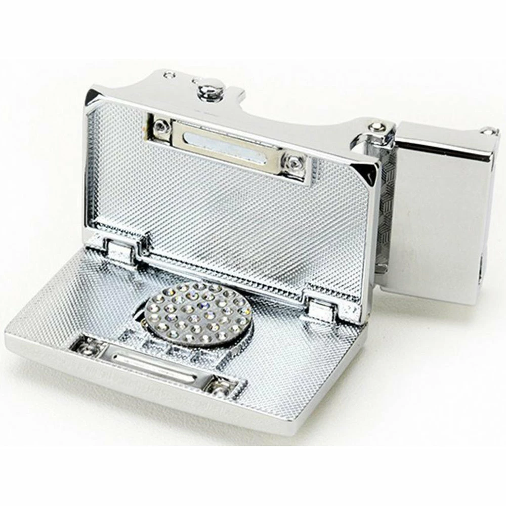 Nexbelt Sleek Crystal White Womens Belt 2 Nexbelt Sleek Crystal White Womens Belt - Image 2