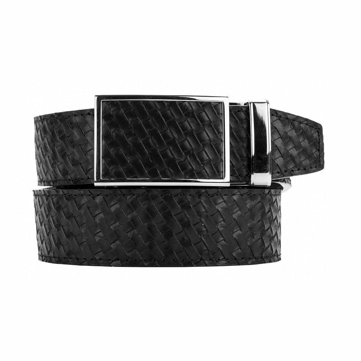 Nexbelt Go-In Basket Weave Black Golf Mens Belt 1 Nexbelt Go-In Basket Weave Black Golf Mens Belt