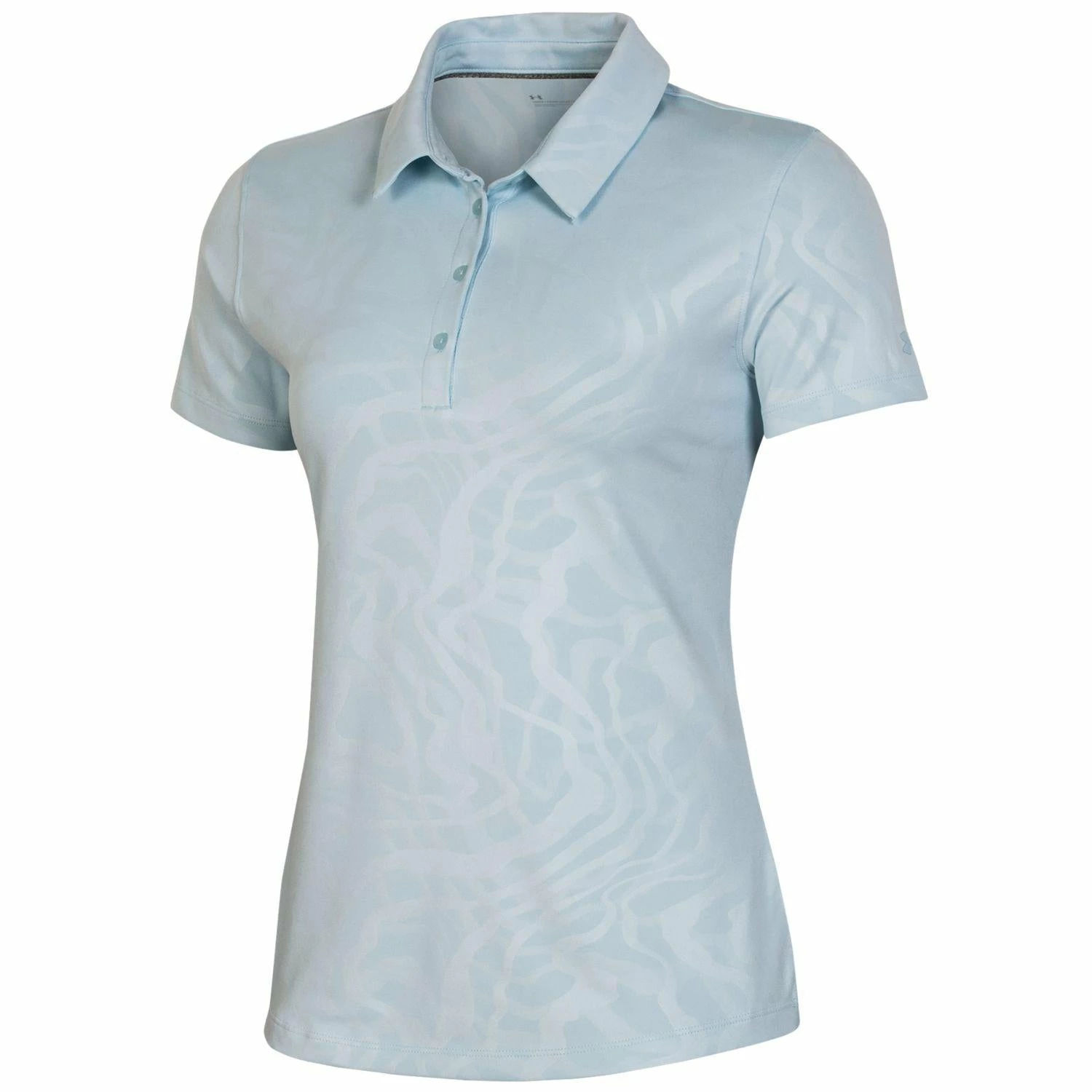 Under Armour Zinger Tetra Emboss Womens Golf Polo 2 Under Armour Zinger Tetra Emboss Womens Golf Polo - Image 2