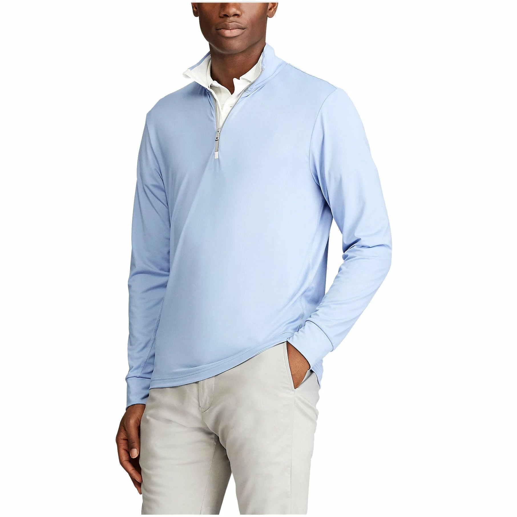Polo Ralph Lauren Polo Golf Lightweight Performance Interlock Mens Golf 1/2 Zip 1 Polo Ralph Lauren Polo Golf Lightweight Performance Interlock Mens Golf 1/2 Zip