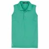 Polo Ralph Lauren RLX Tournament Key West Green Womens Sleeveless Golf Polo