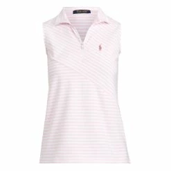 Polo Ralph Lauren Polo Golf Ralph Lauren Striped Womens Golf Sleeveless 1/4 Zip -Mens Golf Clothes Store Online 14451 CNTRYCLUBPINK 3 ff9a4e94 71cb 4c5e b9ef 50f5284a75a4
