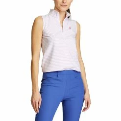 Polo Ralph Lauren Polo Golf Ralph Lauren Striped Womens Golf Sleeveless 1/4 Zip