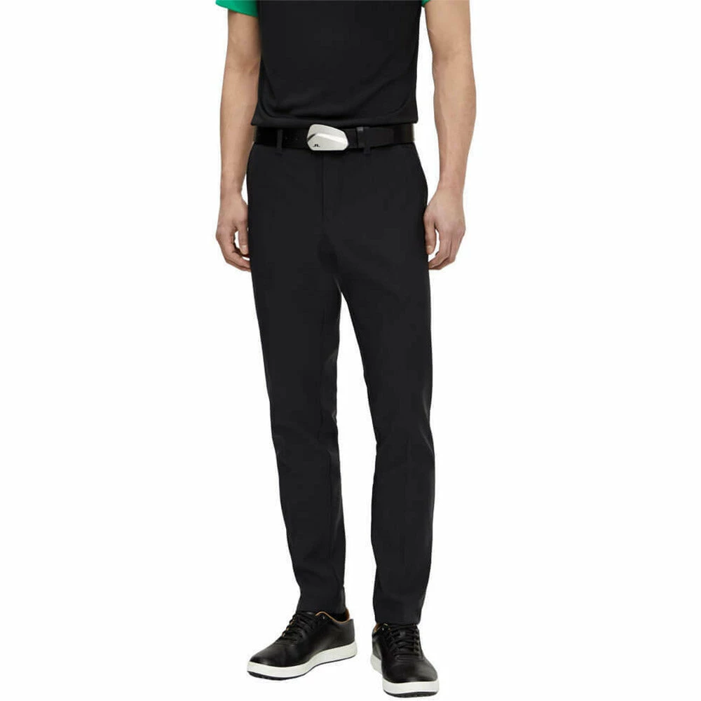 J.Lindeberg J. Lindeberg Ellott Bonded Fleece Black Mens Golf Pants 1 J.Lindeberg J. Lindeberg Ellott Bonded Fleece Black Mens Golf Pants
