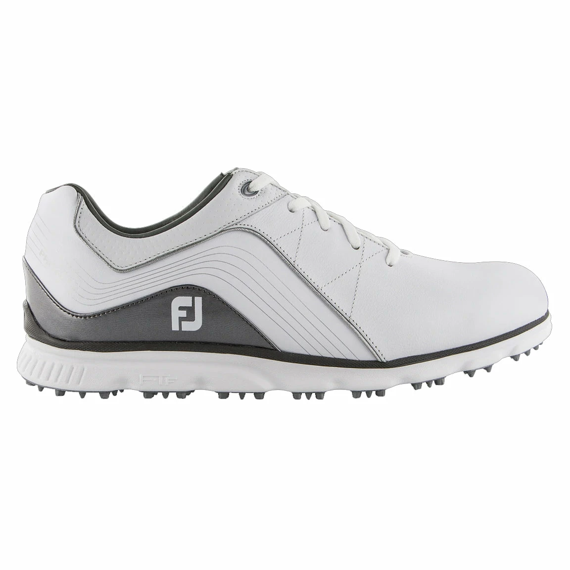 FootJoy Pro Spikeless White-Grey Mens Golf Shoes - Cosmetic Blem 1 FootJoy Pro Spikeless White-Grey Mens Golf Shoes - Cosmetic Blem