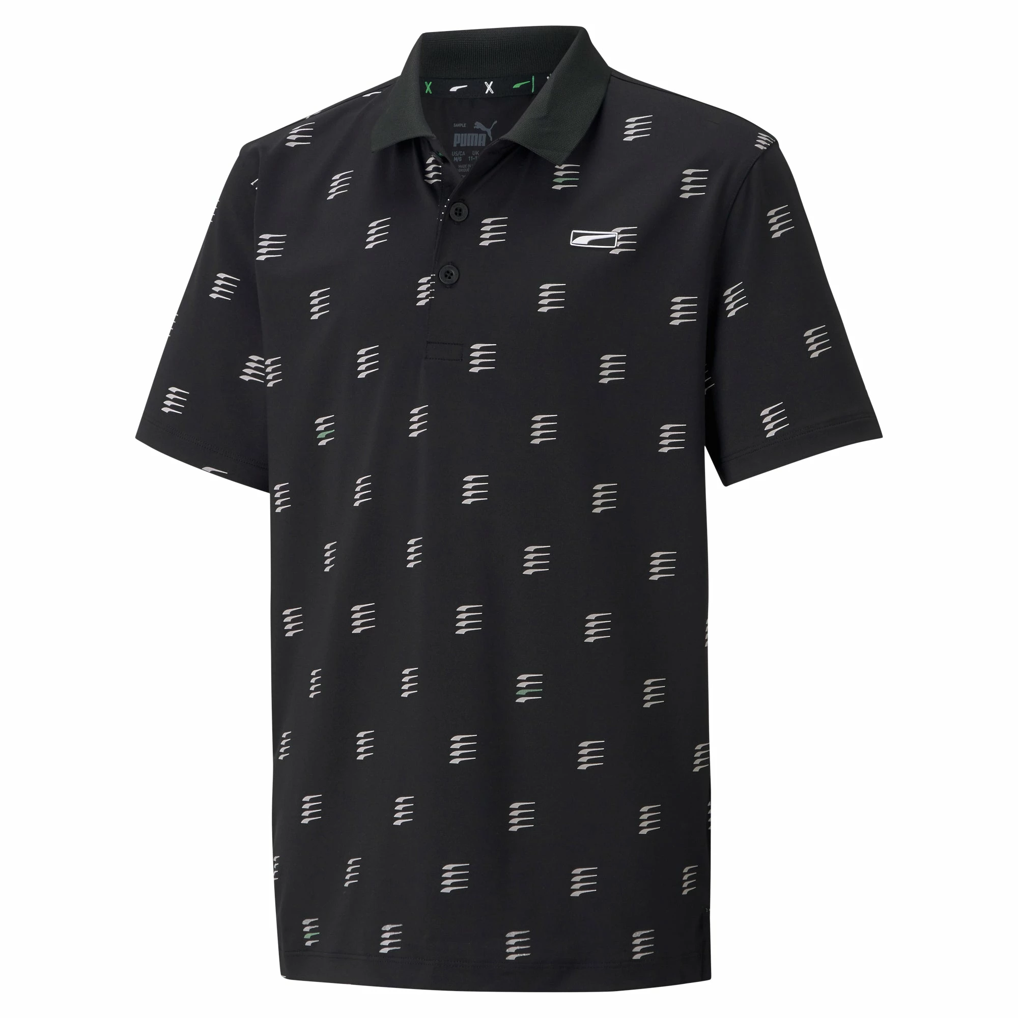 PUMA Golf Puma MATTR X Formstripe Boys Golf Polo 2 PUMA Golf Puma MATTR X Formstripe Boys Golf Polo - Image 2