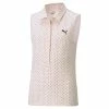 PUMA Golf Puma CLOUDSPUN Polka Girls Sleeveless Golf Polo