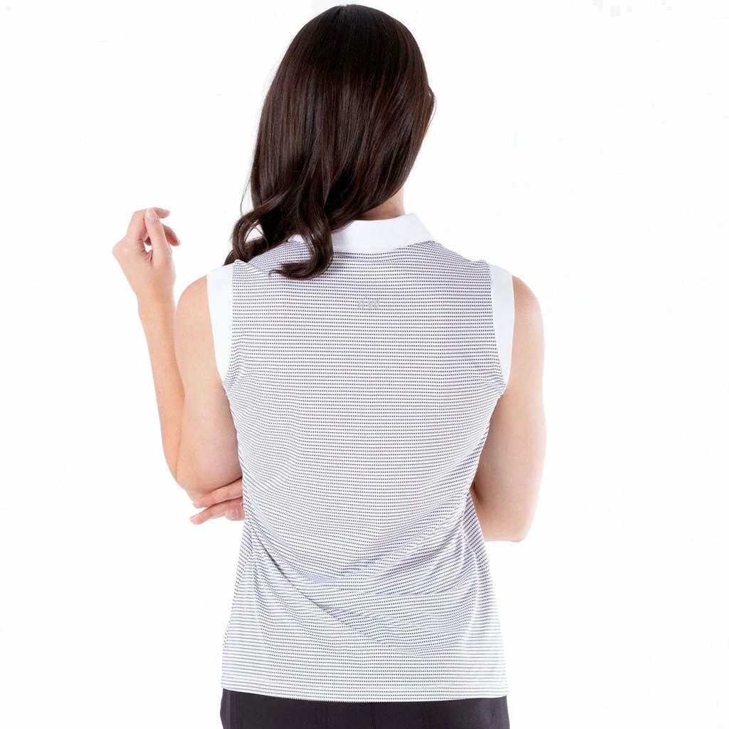 NVO Dottie Womens Sleeveless Golf Polo 4 NVO Dottie Womens Sleeveless Golf Polo - Image 4
