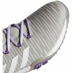 Adidas Golf Adidas CodeChaos Metal Grey Womens Golf Shoes 6 Adidas Golf Adidas CodeChaos Metal Grey Womens Golf Shoes -Mens Golf Clothes Store Online 18708 GREYWHTPURPLE 2