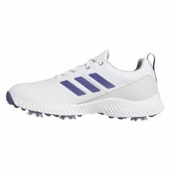Adidas Golf Adidas Response Bounce 2.0 Womens Golf Shoes -Mens Golf Clothes Store Online 18712 WHTPURPLEGREY 1 854ce072 475b 41a1 9068 a662a5b28af7