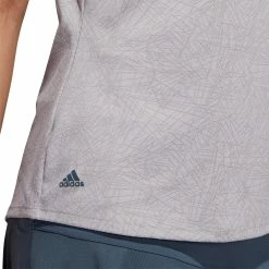 Adidas Golf Adidas Jacquard Womens Sleeveless Golf Polo -Mens Golf Clothes Store Online 18759 GLORYGREY 2 96350bf0 73d9 4cf7 8678 72931a9939ec