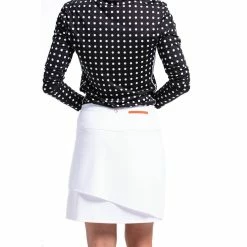 Kinona Wrap It Up 18.25in Womens Golf Skort -Mens Golf Clothes Store Online 19660 WHITE 1 9a22111f 4fd2 4365 aeef e61d1f14d449