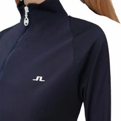 J.Lindeberg J. Lindeberg Marie Mid Layer Womens FZ Golf Jacket -Mens Golf Clothes Store Online 19693 NAVY 2 5d6cda1d 9827 411f a995 a23a2a3cb59e