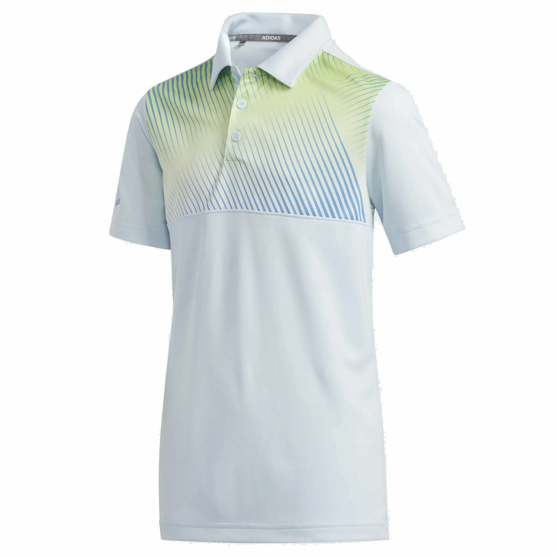 Adidas Golf Adidas Gradient Stripe Boys Golf Polo 1 Adidas Golf Adidas Gradient Stripe Boys Golf Polo