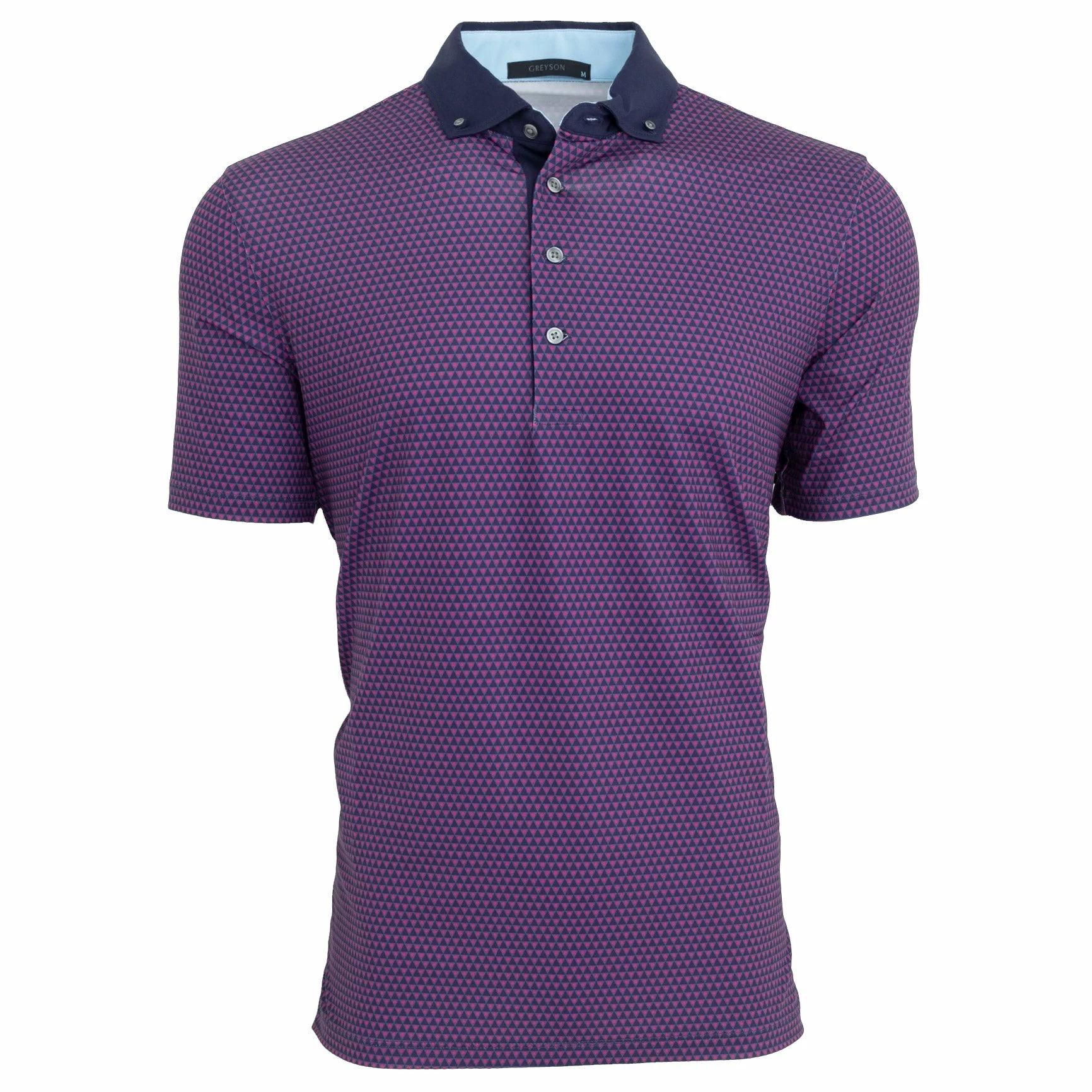 Greyson Moon And Mountain Mens Golf Polo 2 Greyson Moon And Mountain Mens Golf Polo - Image 2