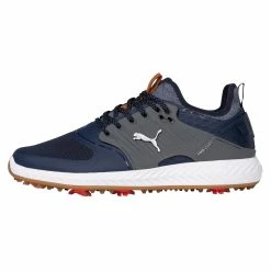 PUMA Golf Puma Ignite PWRAdapt Caged Mens Golf Shoes -Mens Golf Clothes Store Online 20347 PEACOATSHDE04