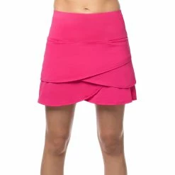 Lucky In Love Scallop 15.75in Womens Golf Skort -Mens Golf Clothes Store Online 20453 SHOCKNGPNK645 9271bb29 e22b 4611 b02b b22aa17ede9b