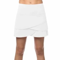 Lucky In Love Scallop 15.75in Womens Golf Skort -Mens Golf Clothes Store Online 20453 WHITE110 9b2c81e0 3d55 41ea 9664 be03d67c0d1d