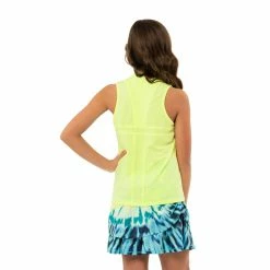 Lucky In Love Birdie Girls Sleeveless Golf Polo -Mens Golf Clothes Store Online 20455 LEMONFROST718 2