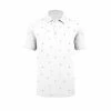 Swannies GOAT White Mens Golf Polo