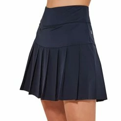GGBlue Zippy 18in Womens Pleated Golf Skort -Mens Golf Clothes Store Online 20902 NAVYB027