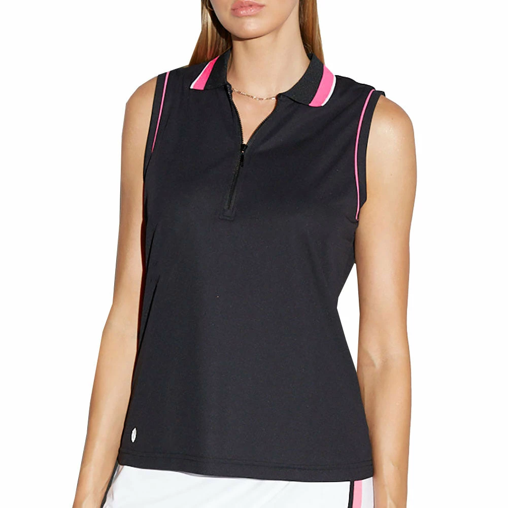 GGBlue Kathy Womens Sleeveless Golf Polo 1 GGBlue Kathy Womens Sleeveless Golf Polo