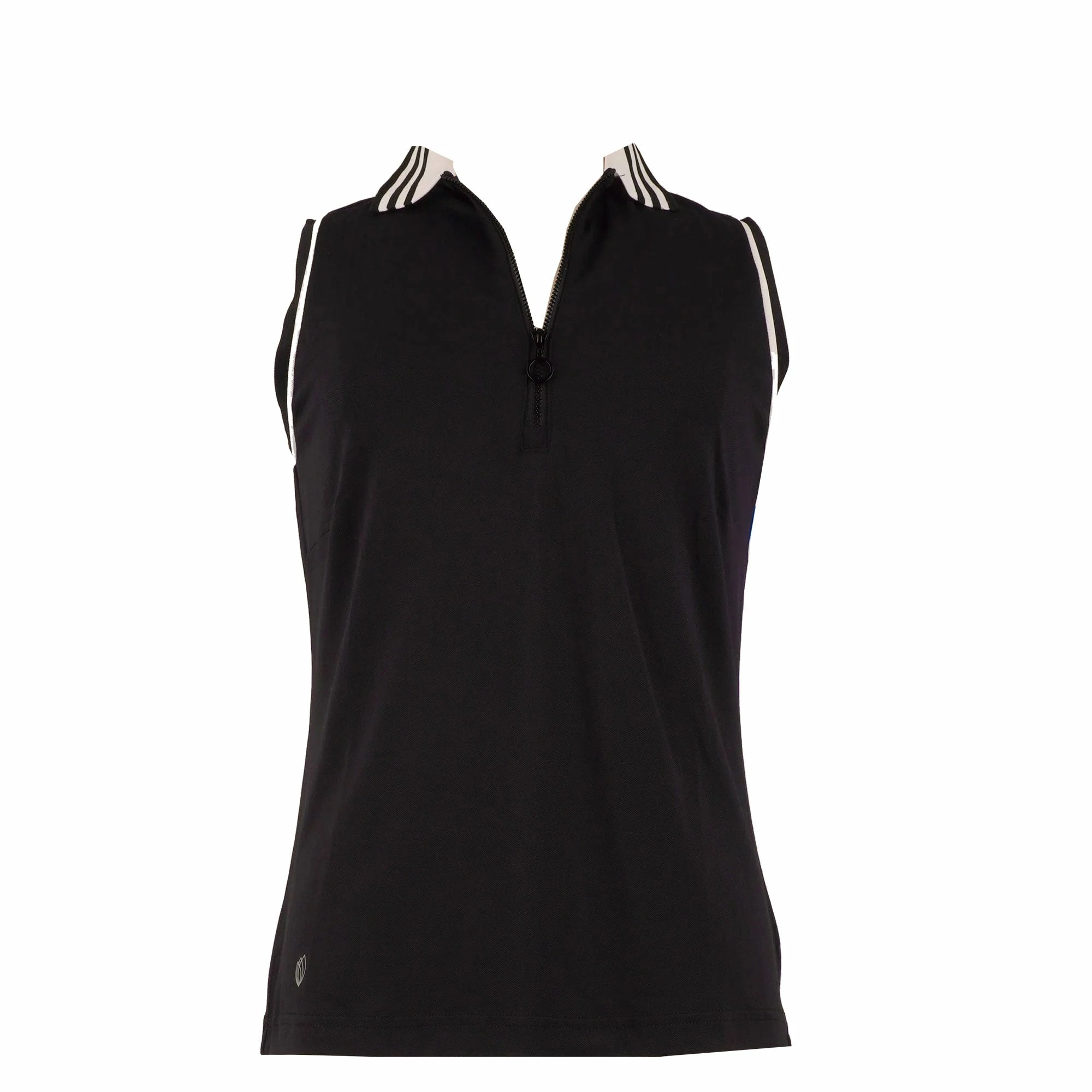 GGBlue Kathy Womens Sleeveless Golf Polo 2 GGBlue Kathy Womens Sleeveless Golf Polo - Image 2