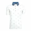 Greyson Spirit Of Michigan Arctic Mens Golf Polo