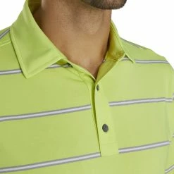 FootJoy Lisle Open Stripe Lime Mens Golf Polo -Mens Golf Clothes Store Online 21478 LIME 2 33f87d99 6b54 4aed b6c4 3d479fcbd576