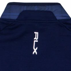 Polo Ralph Lauren RLX Ralph Lauren Printed CoolWool French Navy Mens Golf Jacket 5 Polo Ralph Lauren RLX Ralph Lauren Printed CoolWool French Navy Mens Golf Jacket -Mens Golf Clothes Store Online 22384 FNYPRNTWOVN 2