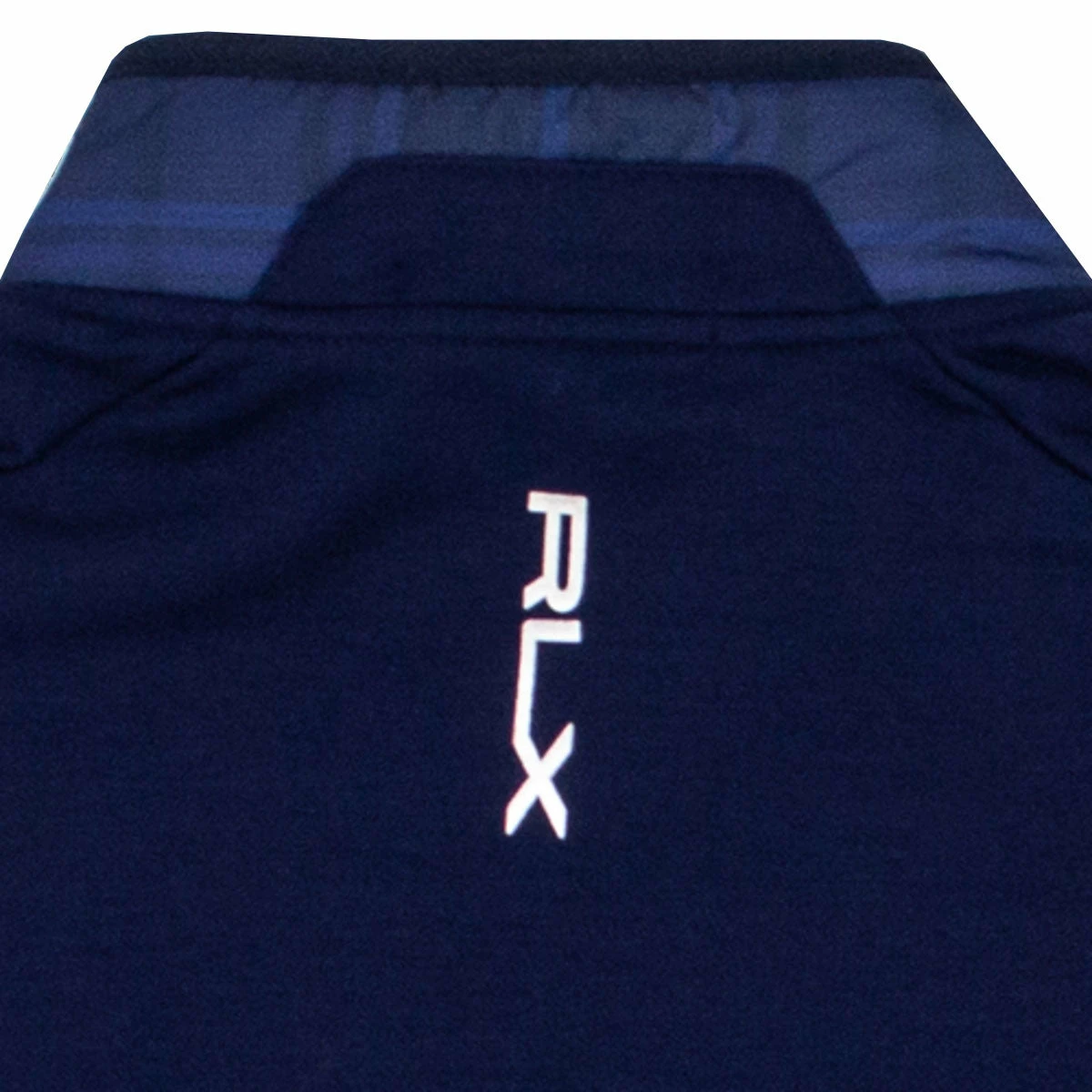 Polo Ralph Lauren RLX Ralph Lauren Printed CoolWool French Navy Mens Golf Jacket 3 Polo Ralph Lauren RLX Ralph Lauren Printed CoolWool French Navy Mens Golf Jacket - Image 3