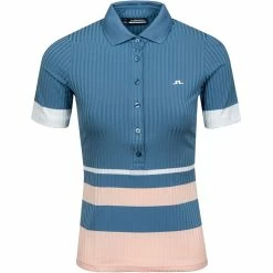 J.Lindeberg J. Lindeberg June Captains Blue Womens Golf Polo