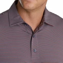 FootJoy Pin Stripe Lisle Smoke Mens Golf Polo 5 FootJoy Pin Stripe Lisle Smoke Mens Golf Polo -Mens Golf Clothes Store Online 22712 SMOKEMERLOTGY 2 fccda276 6288 4841 a4ad ad5b499efd95