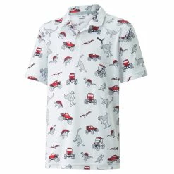 PUMA Golf Puma CLOUDSPUN Dino-Mite Boys Golf Polo