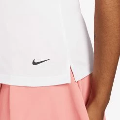Nike Golf Nike Dri-FIT Victory Womens Sleeveless Golf Polo -Mens Golf Clothes Store Online 23564 WHITE100 2