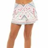 Lucky In Love Desert Vibes White Girls Golf Skort