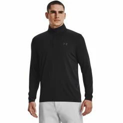 Under Armour Playoff Mens Golf 1/4 Zip -Mens Golf Clothes Store Online 23911 BLACK001 dba267e3 7738 43d8 ae36 6cc52733ee88