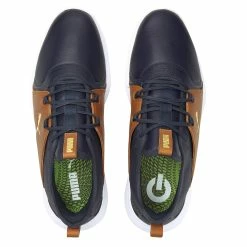 PUMA Golf Puma Ignite Fasten8 Crafted Mens Golf Shoes -Mens Golf Clothes Store Online 24276 NY BLAZERGOLD04 3