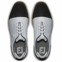 FootJoy Traditions Cap Toe Womens Golf Shoes 16 FootJoy Traditions Cap Toe Womens Golf Shoes -Mens Golf Clothes Store Online 24771 WHITEBLACK 2