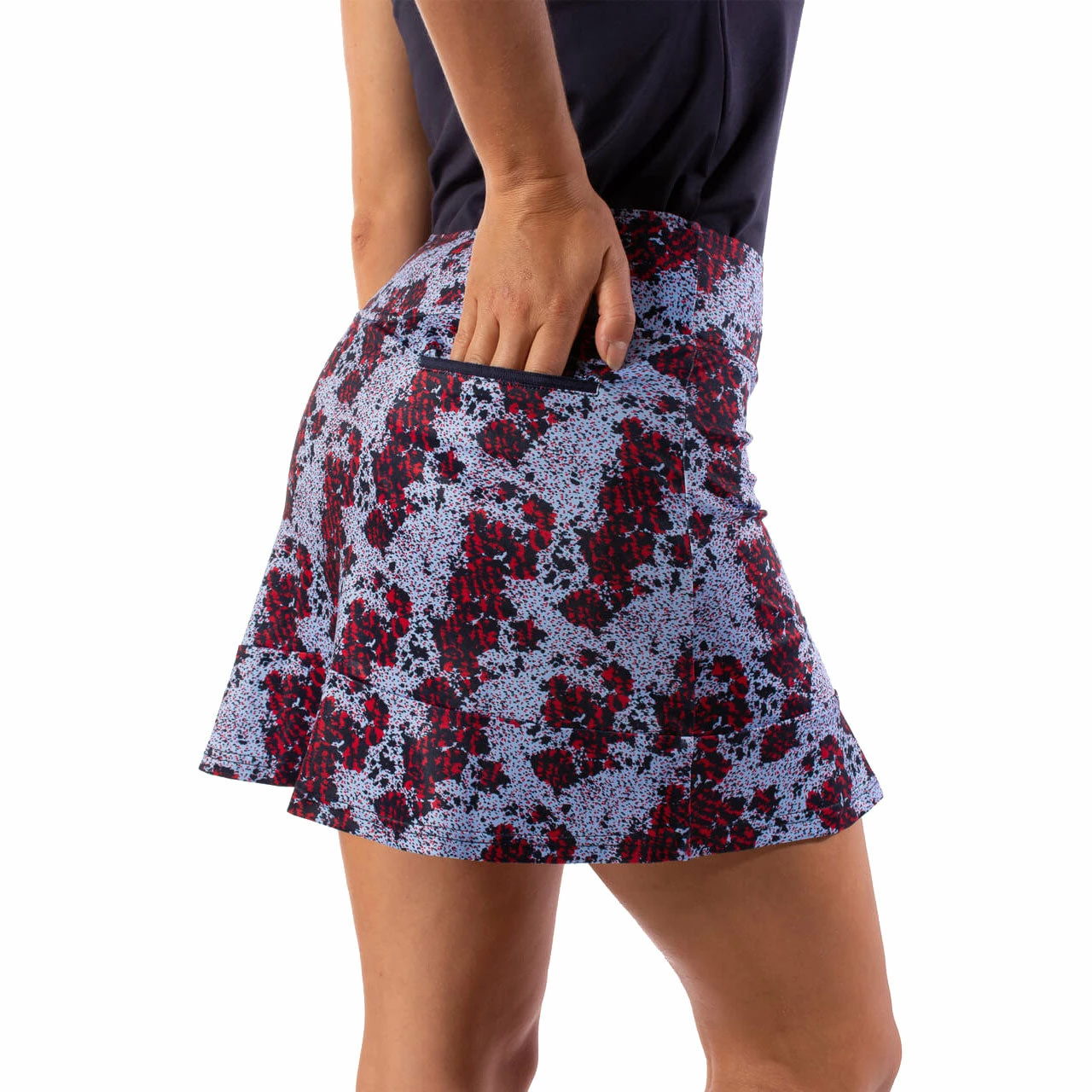 Golftini Ruffle Cosmic 16.5in Womens Golf Skort 2 Golftini Ruffle Cosmic 16.5in Womens Golf Skort - Image 2
