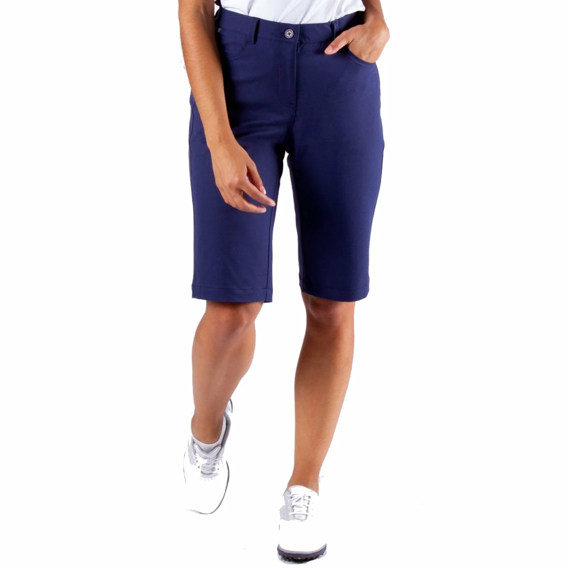 NVO Bailey Long 12.5in Womens Golf Shorts 1 NVO Bailey Long 12.5in Womens Golf Shorts