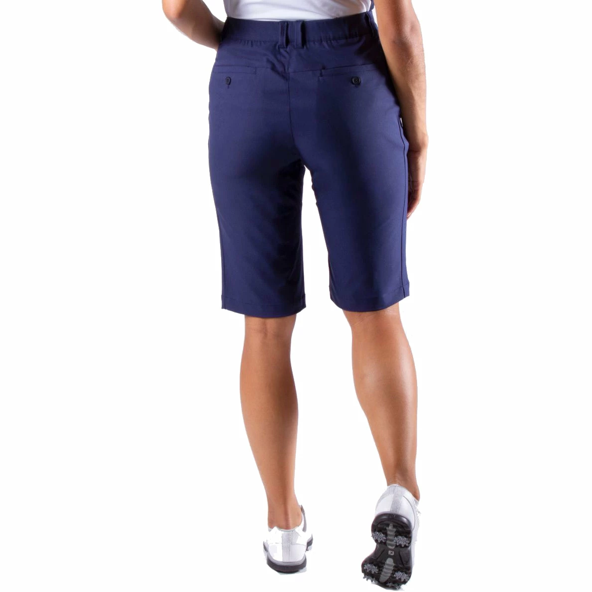 NVO Bailey Long 12.5in Womens Golf Shorts 2 NVO Bailey Long 12.5in Womens Golf Shorts - Image 2