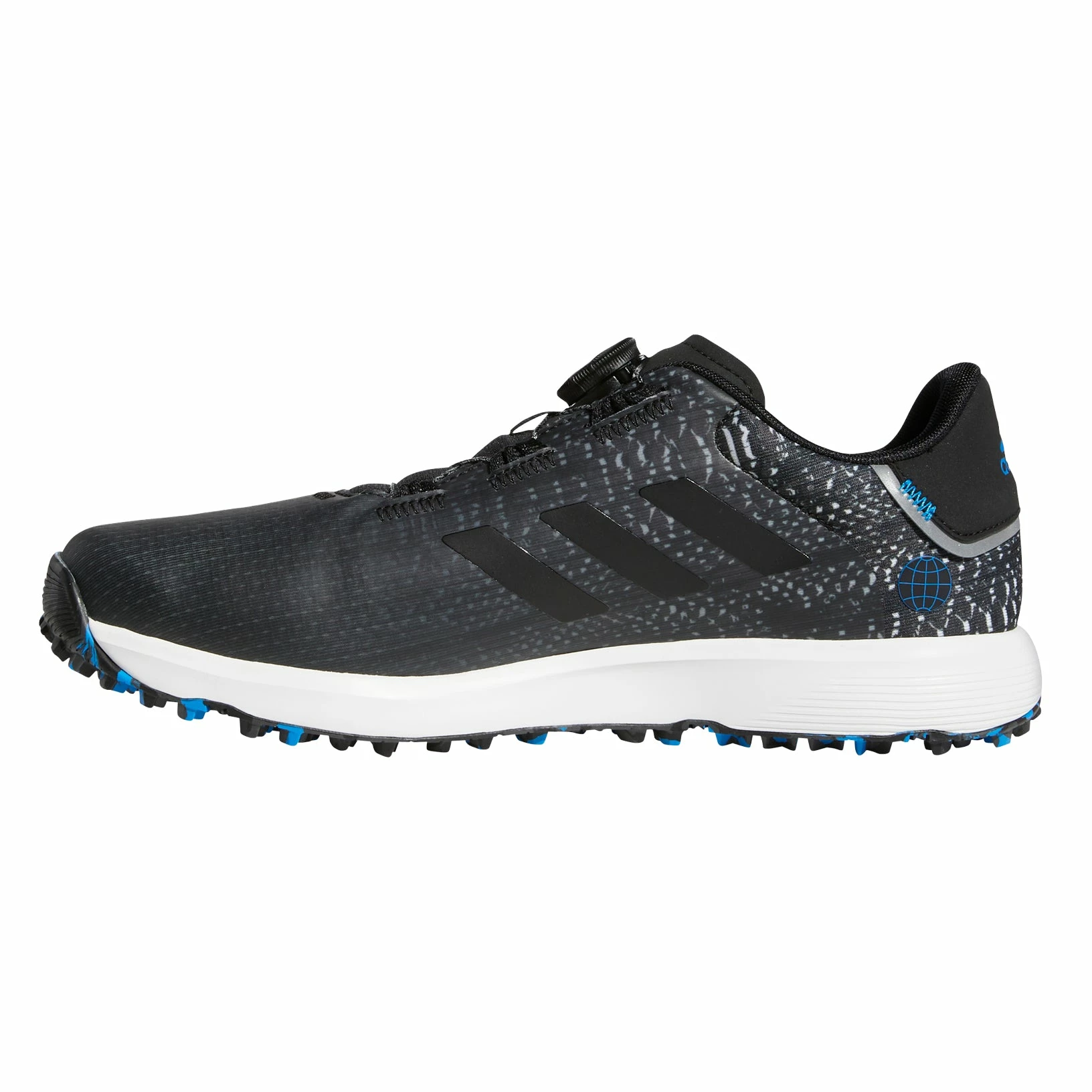 Adidas Golf Adidas S2G BOA Spikeless Black Mens Golf Shoes 2 Adidas Golf Adidas S2G BOA Spikeless Black Mens Golf Shoes - Image 2