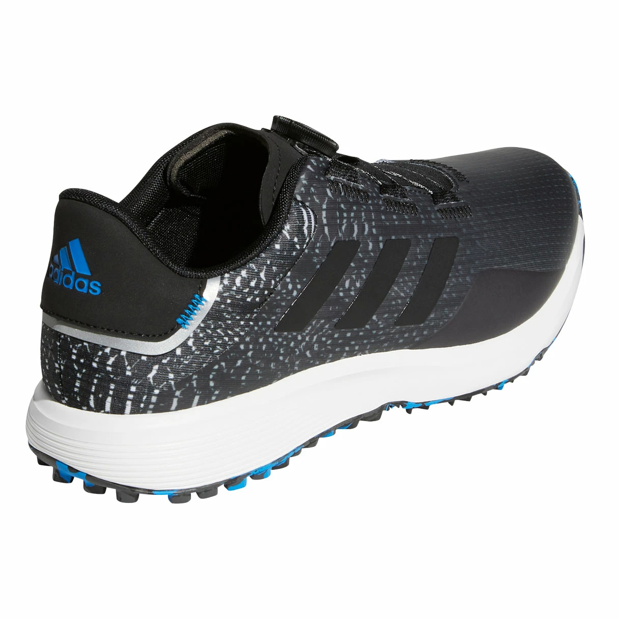Adidas Golf Adidas S2G BOA Spikeless Black Mens Golf Shoes 3 Adidas Golf Adidas S2G BOA Spikeless Black Mens Golf Shoes - Image 3