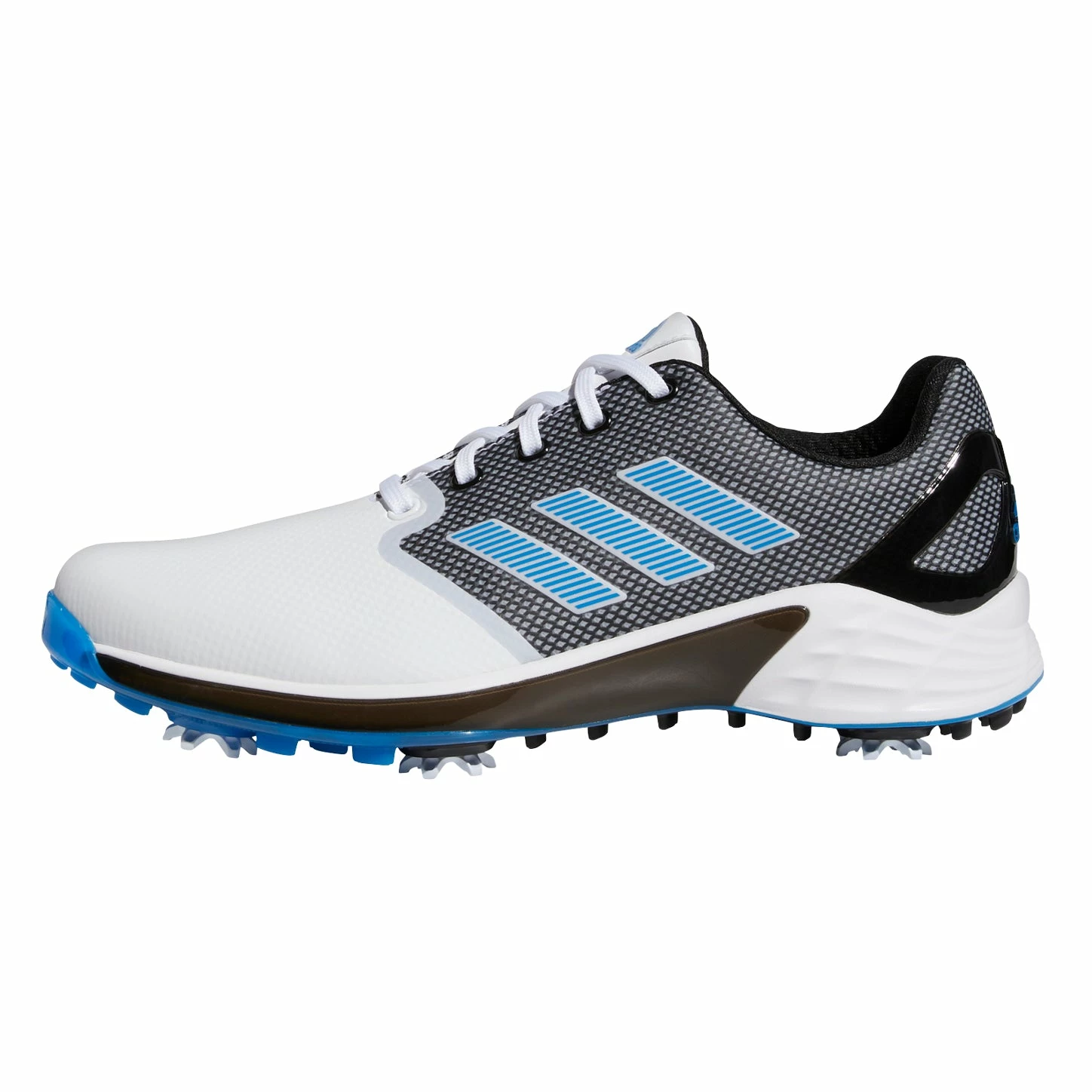 Adidas Golf Adidas ZG21 White-Blue Mens Golf Shoes 2 Adidas Golf Adidas ZG21 White-Blue Mens Golf Shoes - Image 2