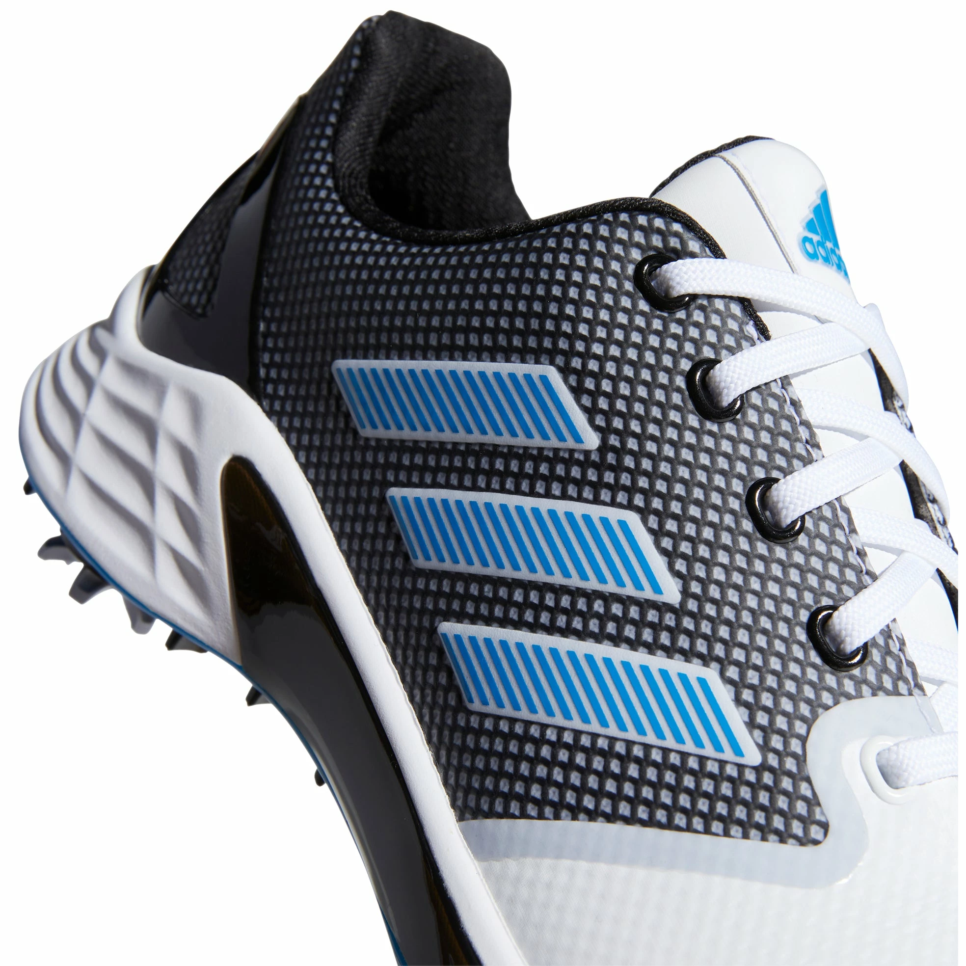 Adidas Golf Adidas ZG21 White-Blue Mens Golf Shoes 4 Adidas Golf Adidas ZG21 White-Blue Mens Golf Shoes - Image 4