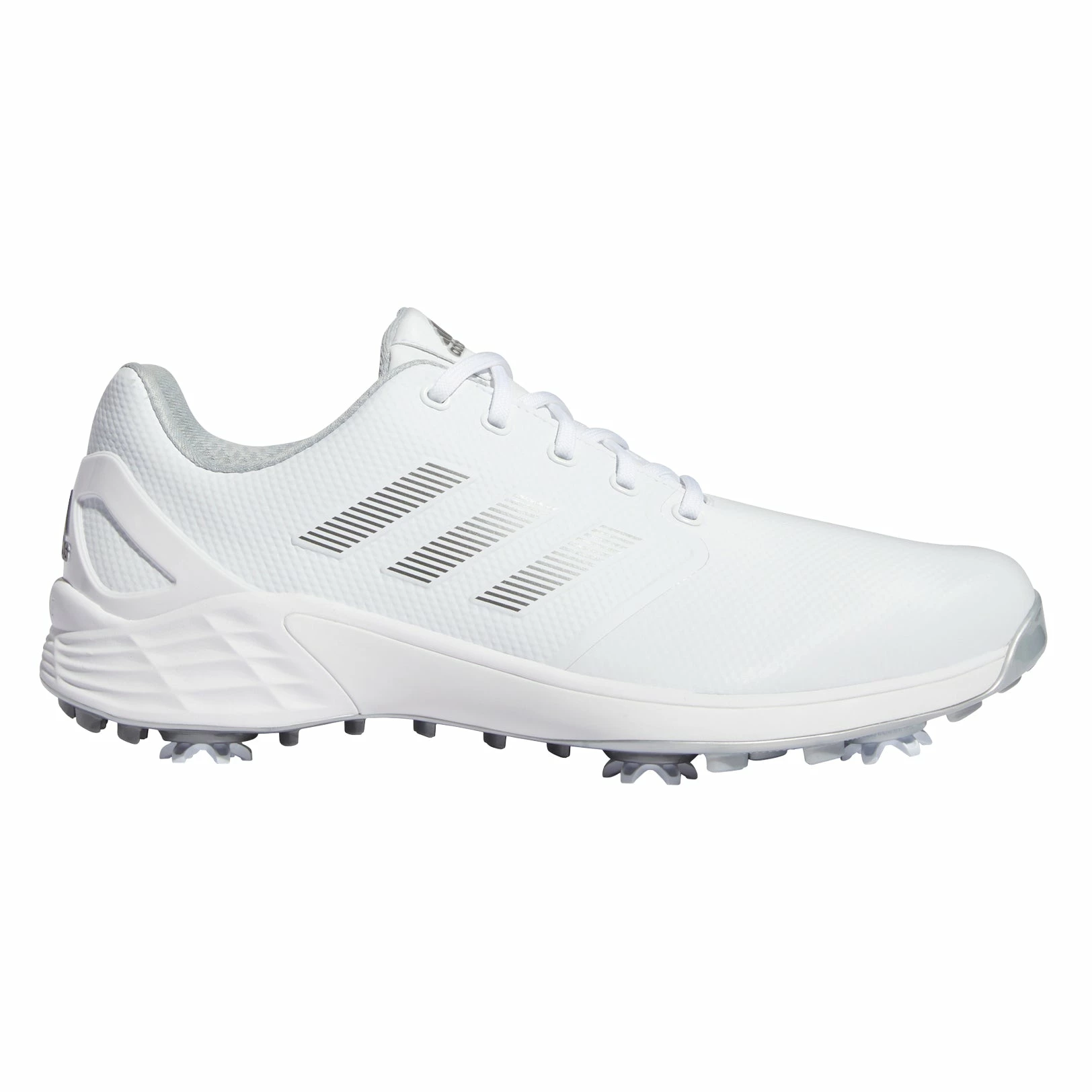 Adidas Golf Adidas ZG21 White Silver Mens Golf Shoes 1 Adidas Golf Adidas ZG21 White Silver Mens Golf Shoes